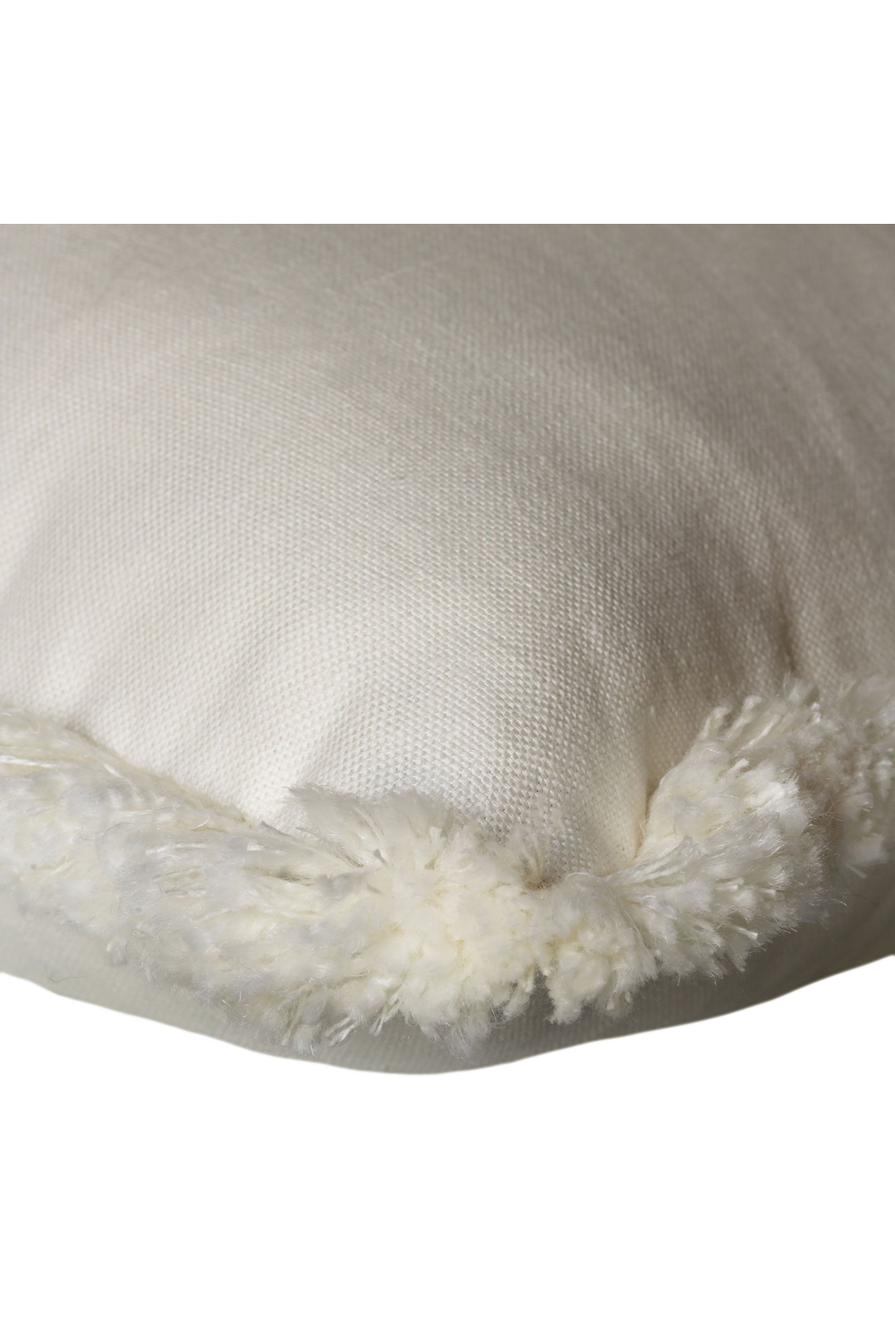 Fringed Linen Cushion | Andrew Martin Beagle | Oroa.com