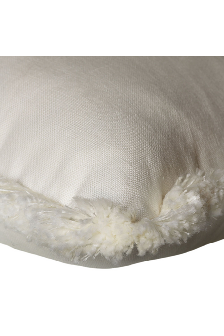 Fringed Linen Cushion | Andrew Martin Beagle | Oroa.com