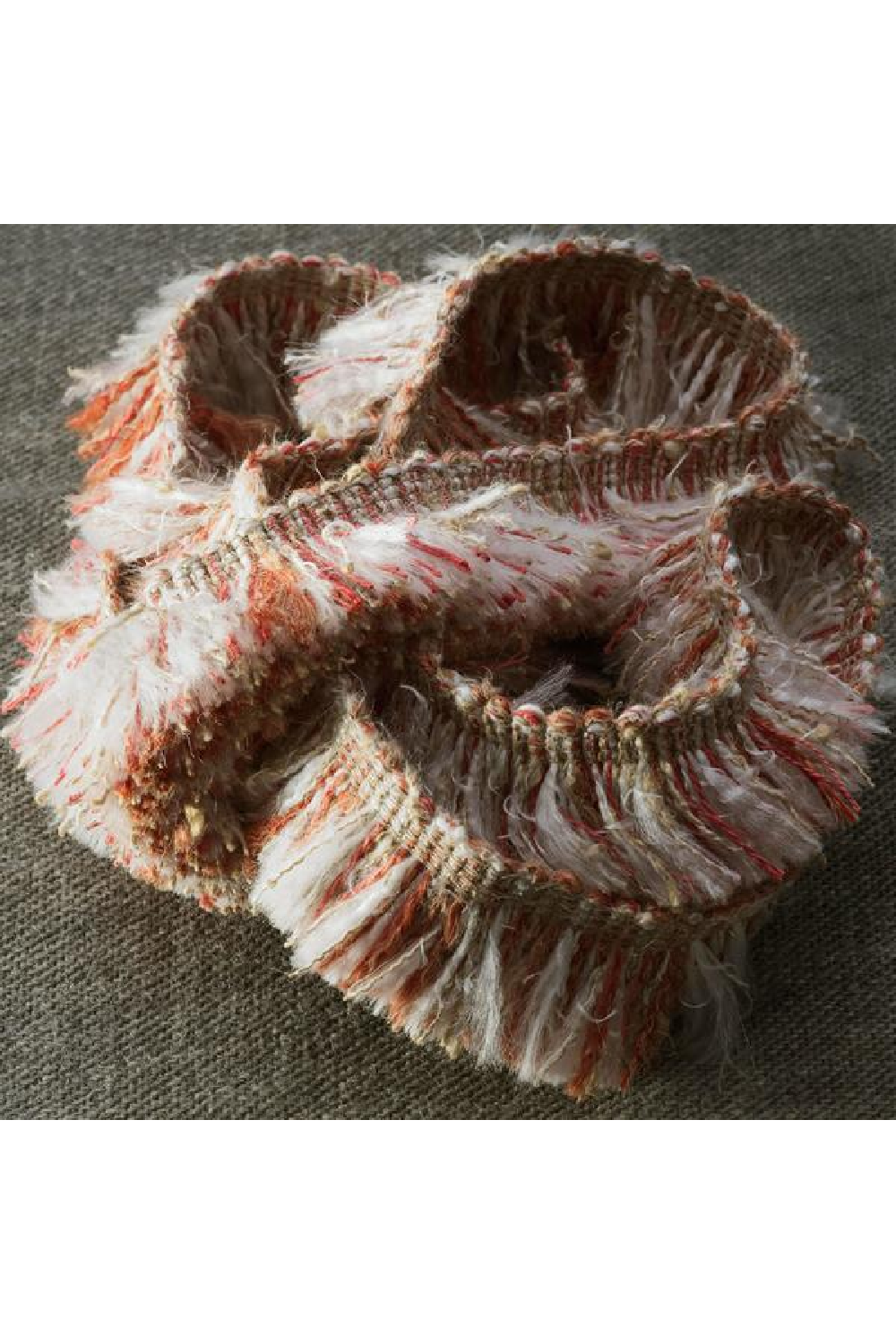 Fringed Linen Cushion | Andrew Martin Beagle | Oroa.com