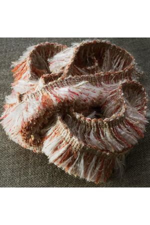 Fringed Linen Cushion | Andrew Martin Beagle | Oroa.com