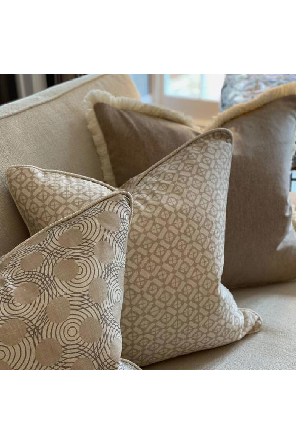 Wool Square Cushion | Andrew Martin York | Oroa.com