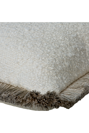 Boucle Fringed Rectangular Cushion | Andrew Martin Huntsman | Oroa.com