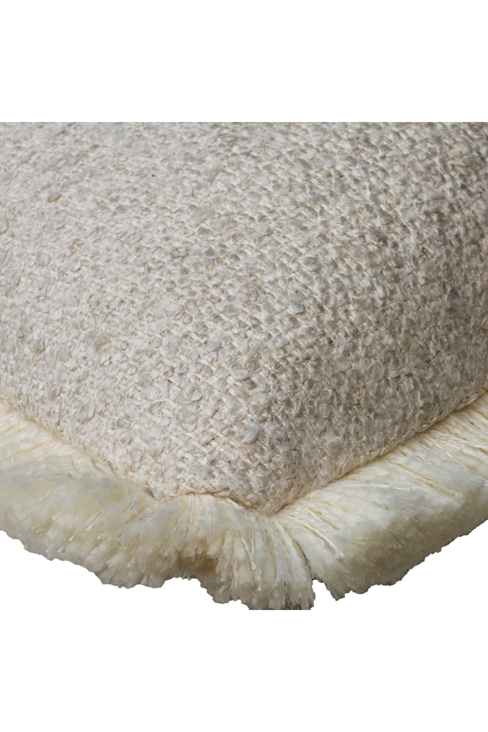 Boucle Fringed Rectangular Cushion | Andrew Martin Huntsman | Oroa.com