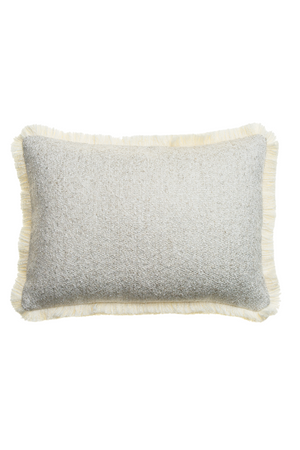 Boucle Fringed Rectangular Cushion | Andrew Martin Huntsman | Oroa.com