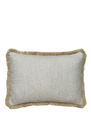 Boucle Fringed Rectangular Cushion | Andrew Martin Huntsman | Oroa.com