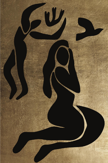 Gold Photographic Artwork | Andrew Martin Bye Bye Bird | Oroa.com