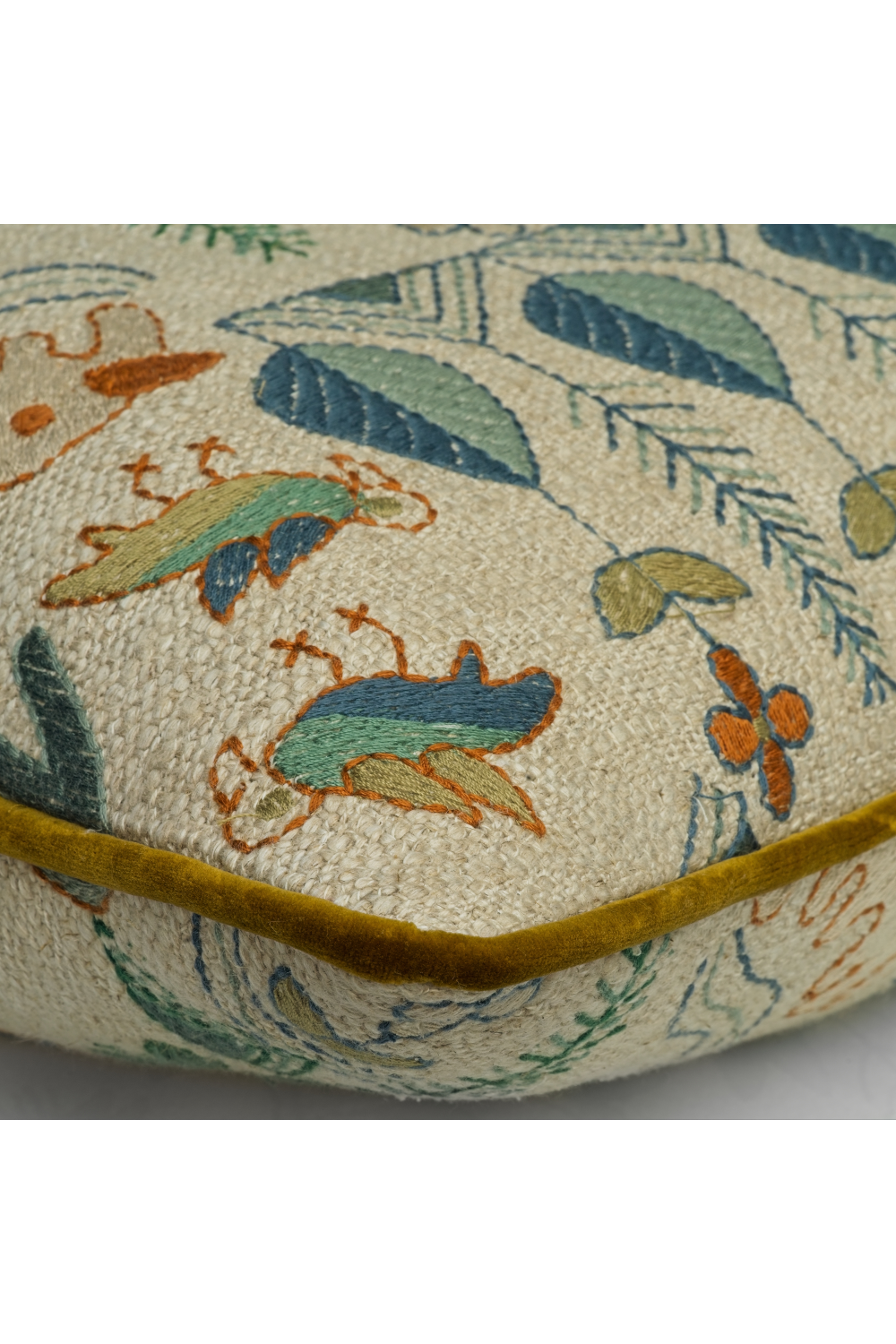 Embroidered Linen Cushion | Andrew Martin Scout | Oroa.com