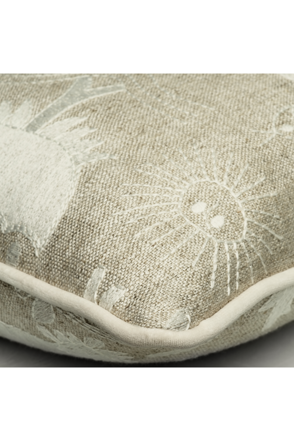 Embroidered Linen Cushion | Andrew Martin Scout | Oroa.com