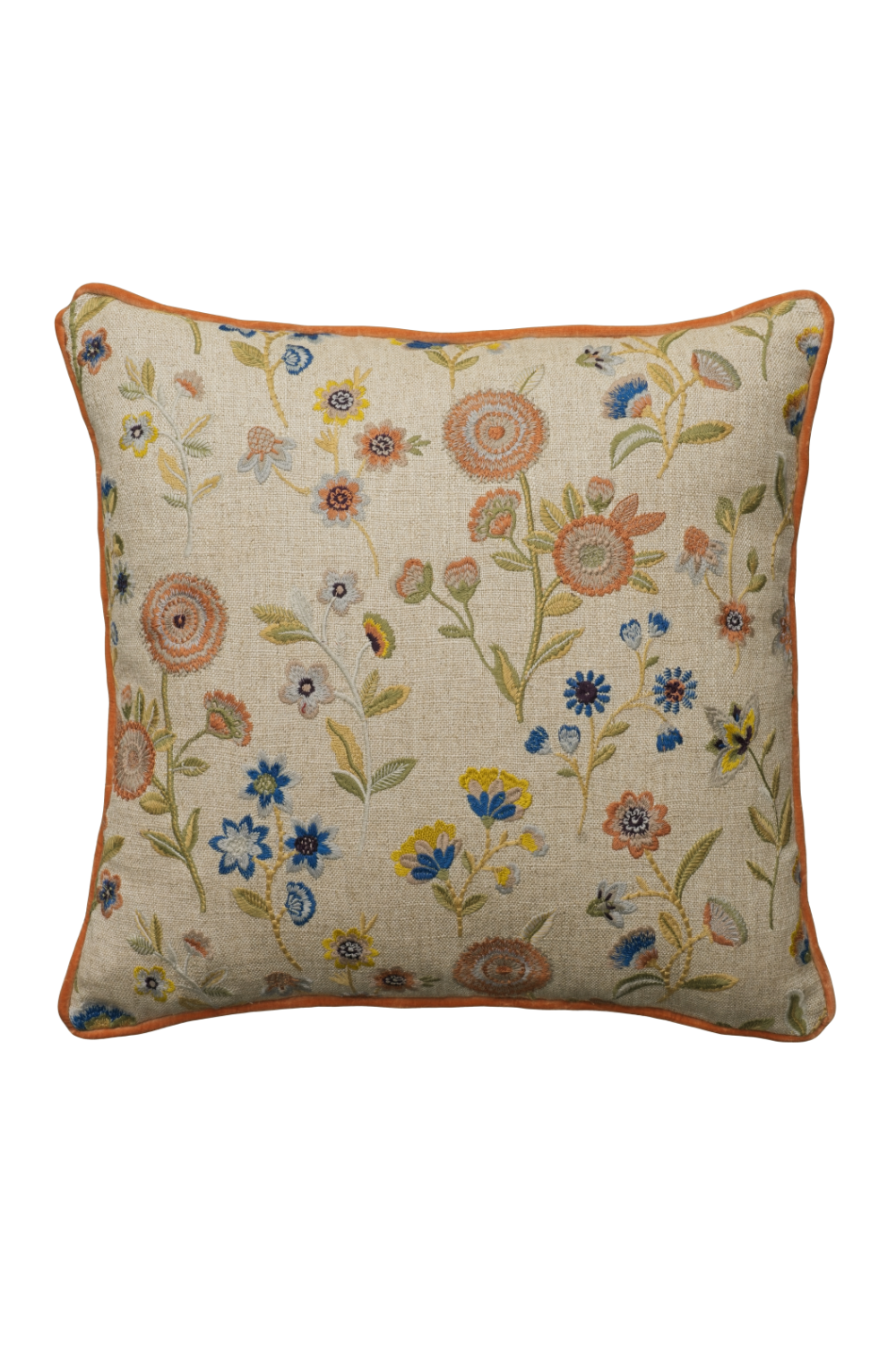 Floral Embroidered Cushion | Andrew Martin Fable | Oroa.com