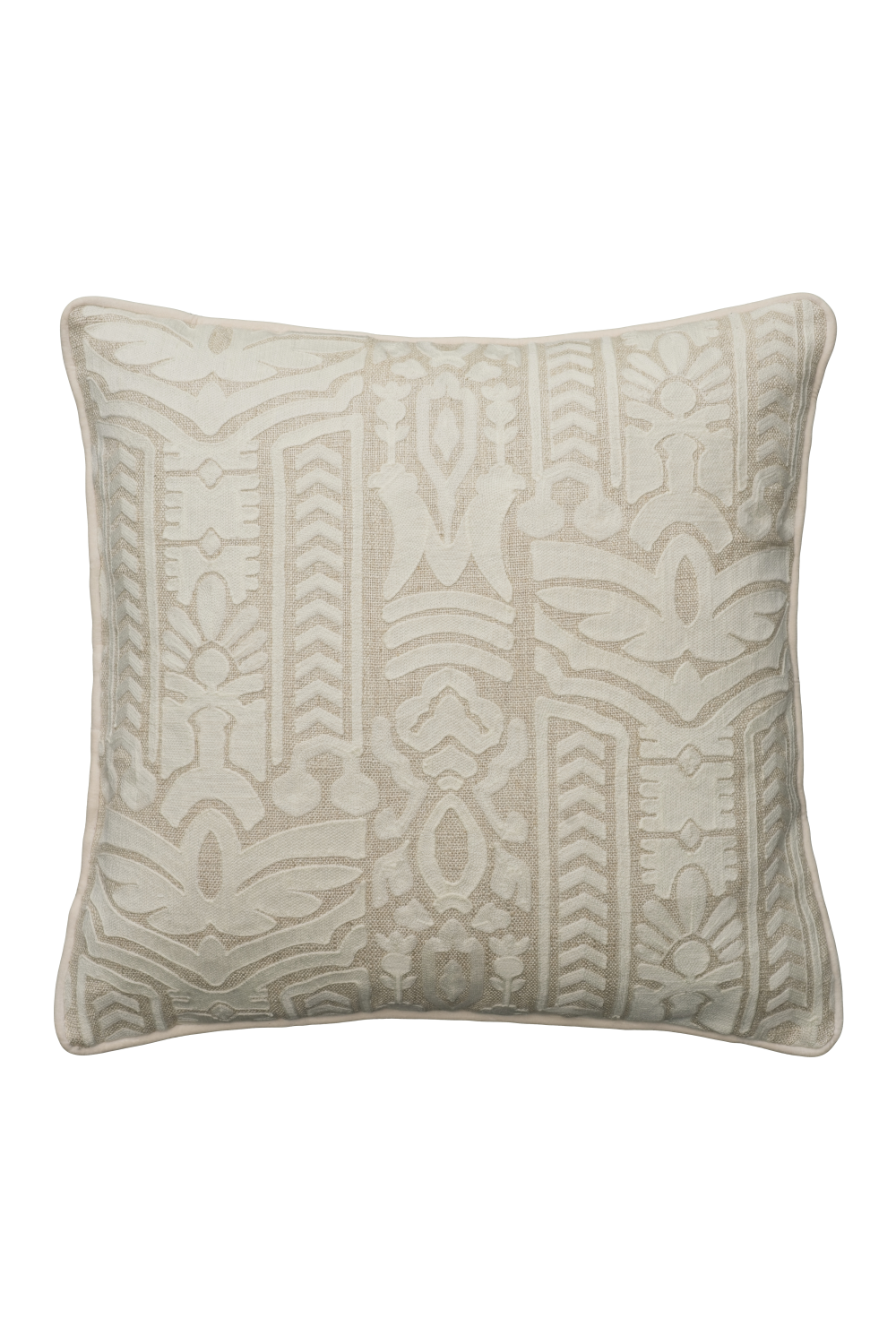 Linen Embroidered Cushion | Andrew Martin Totem | Oroa.com