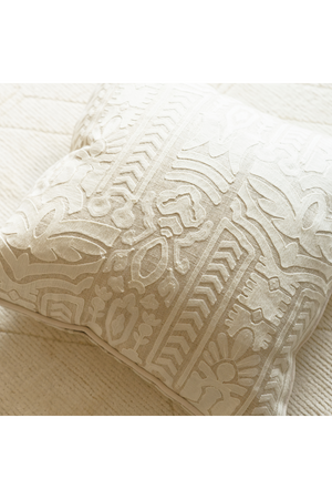 Linen Embroidered Cushion | Andrew Martin Totem | Oroa.com