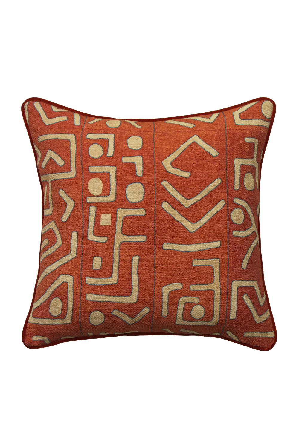 Geometric Print Outdoor Cushion | Andrew Martin Trojan | Oroa.com