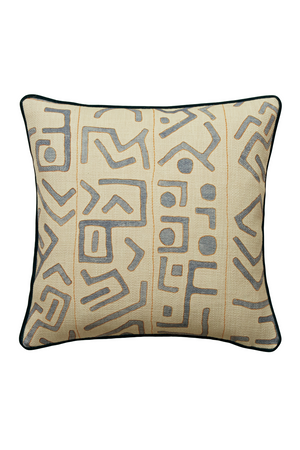 Geometric Print Outdoor Cushion | Andrew Martin Trojan | Oroa.com