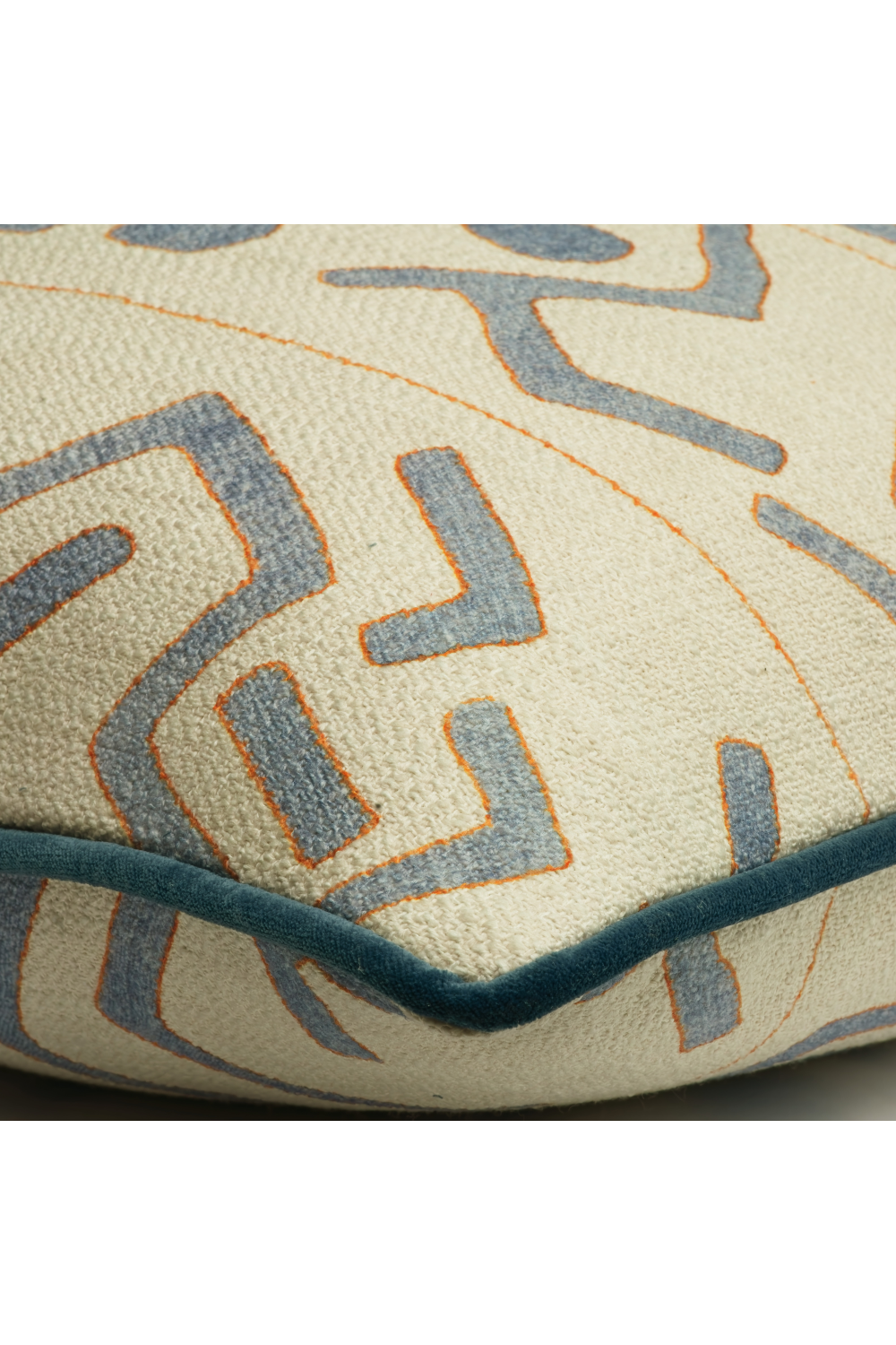Geometric Print Outdoor Cushion | Andrew Martin Trojan | Oroa.com