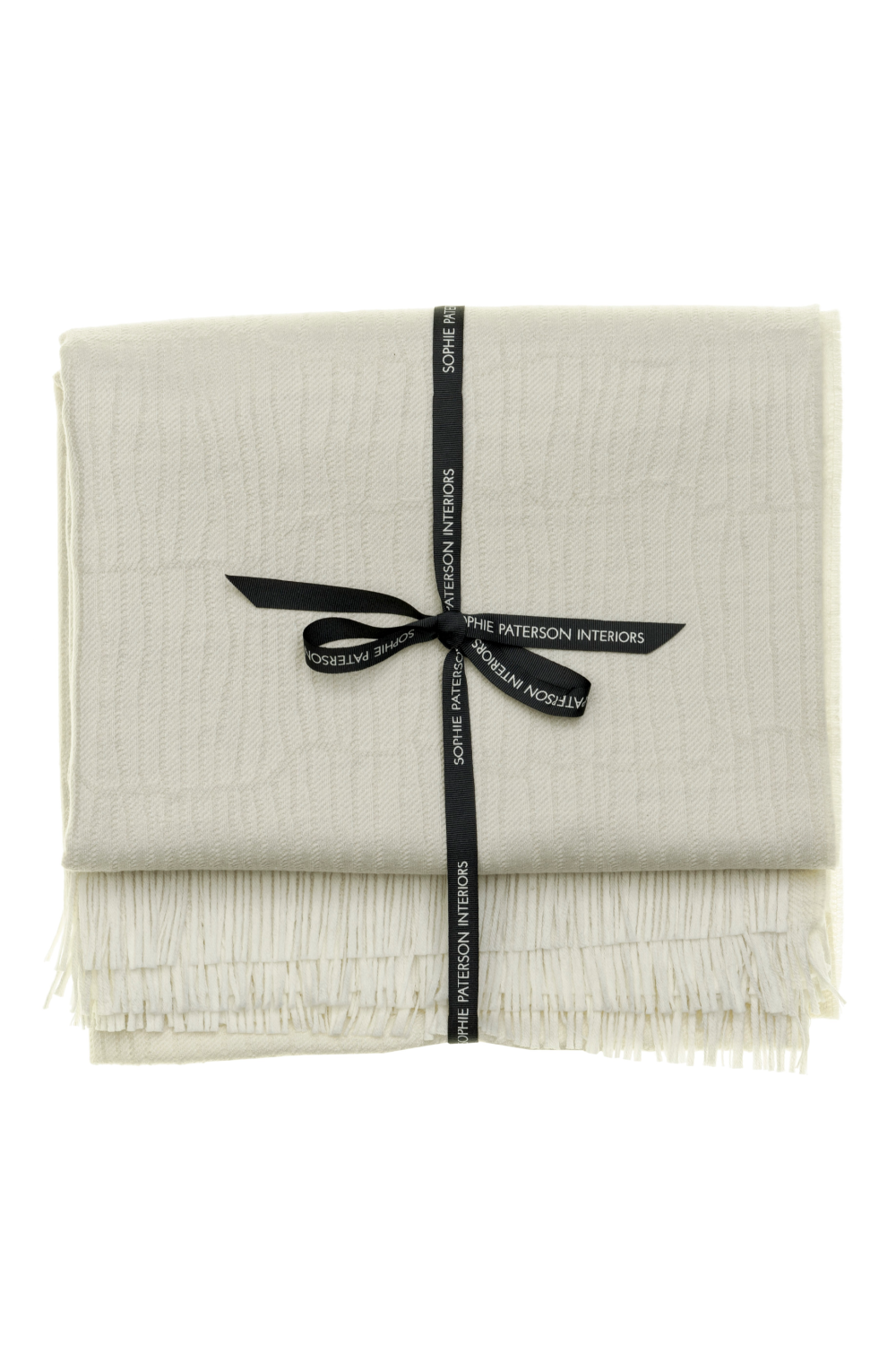 Merino Wool Trimmed Throw | Andrew Martin Canale | Oroa.com