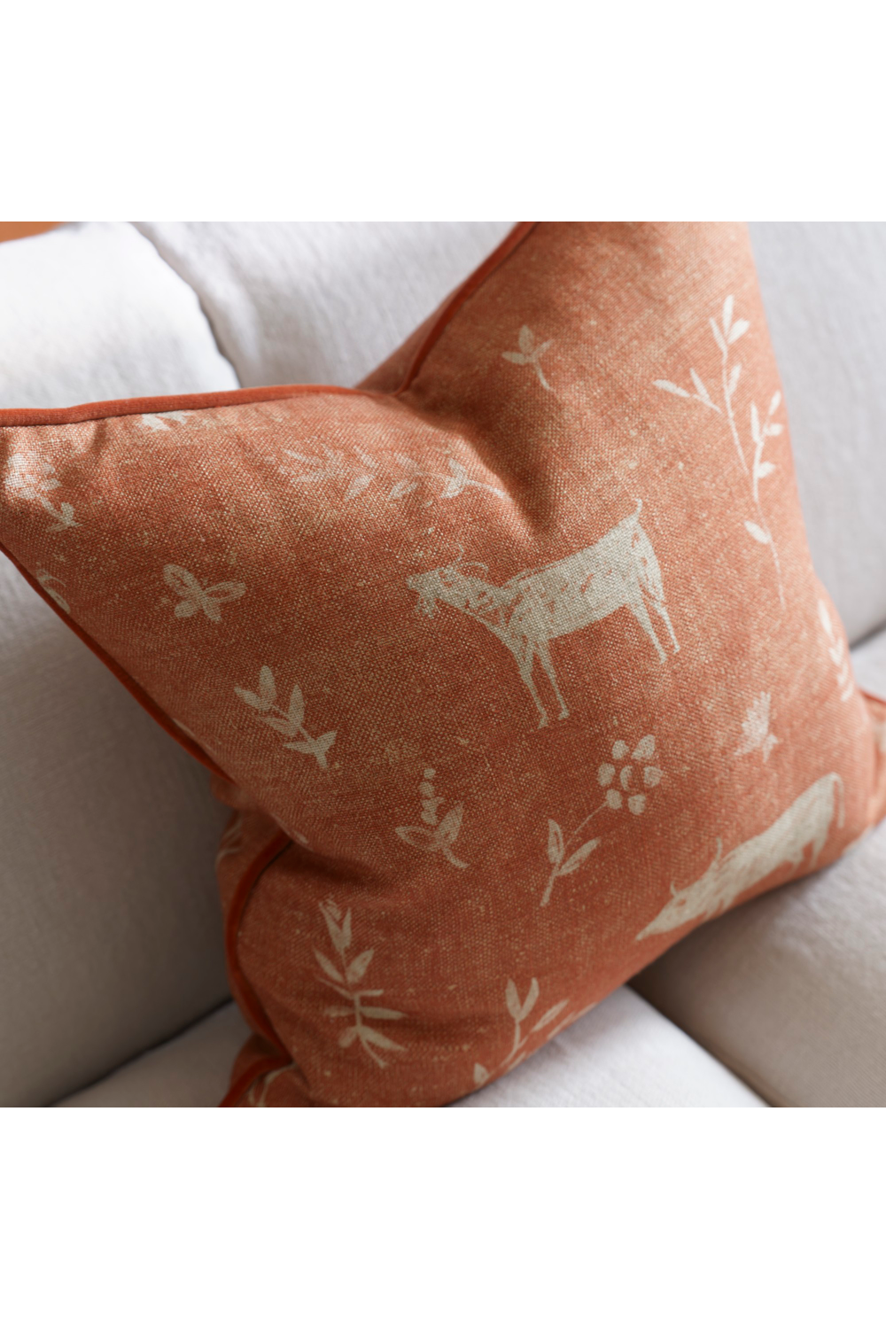 Wildlife Print Cushion | Andrew Martin Avebury | Oroa.com