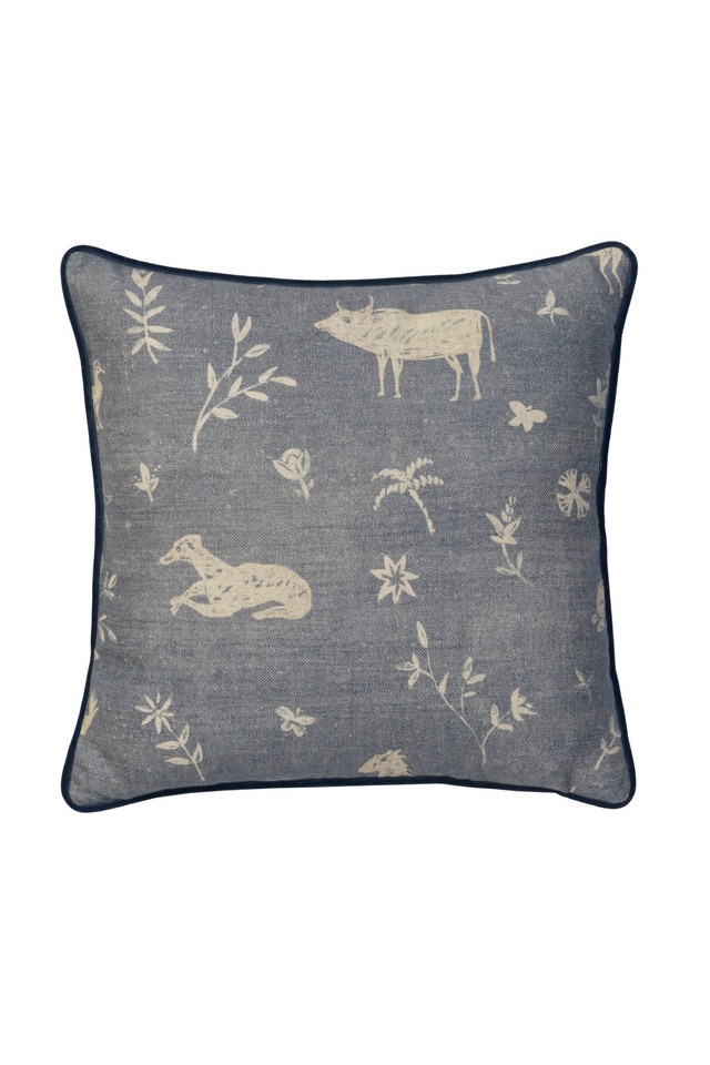 Wildlife Print Cushion | Andrew Martin Avebury | Oroa.com