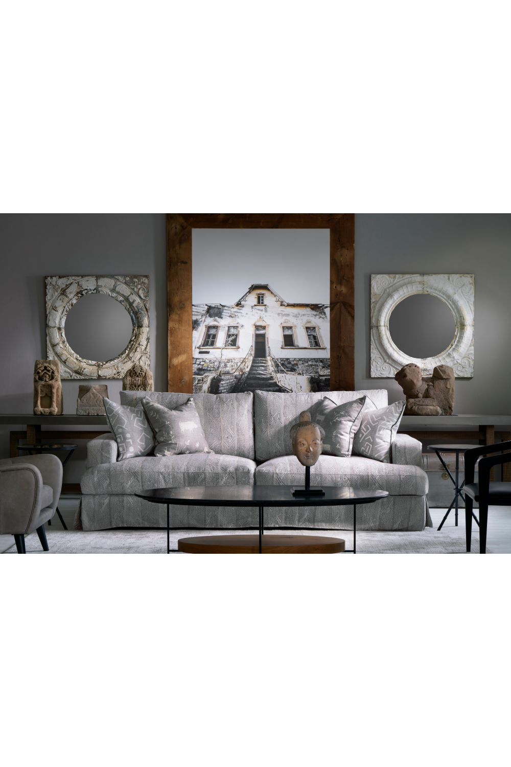 Wildlife Print Cushion | Andrew Martin Avebury | Oroa.com