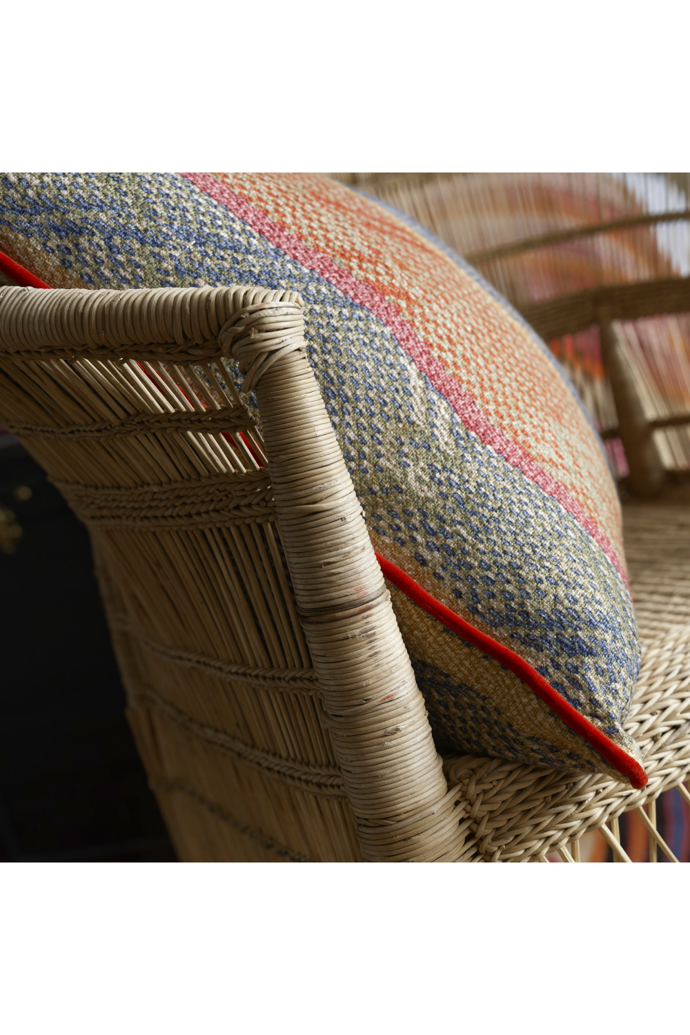 Linen Mix Handwoven Cushion | Andrew Martin Isthmus | Oroa.com