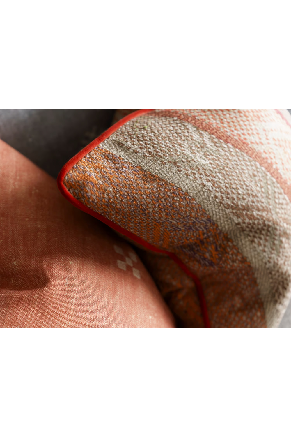 Linen Mix Handwoven Cushion | Andrew Martin Isthmus | Oroa.com