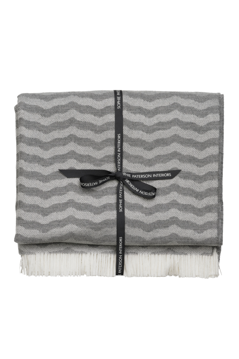 Wavy Pattern Wool Throw | Andrew Martin Fosca | Oroa.com