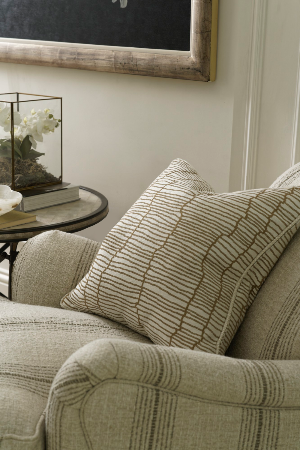 Woven Patterned Cushion | Andrew Martin Canale | Oroa.com