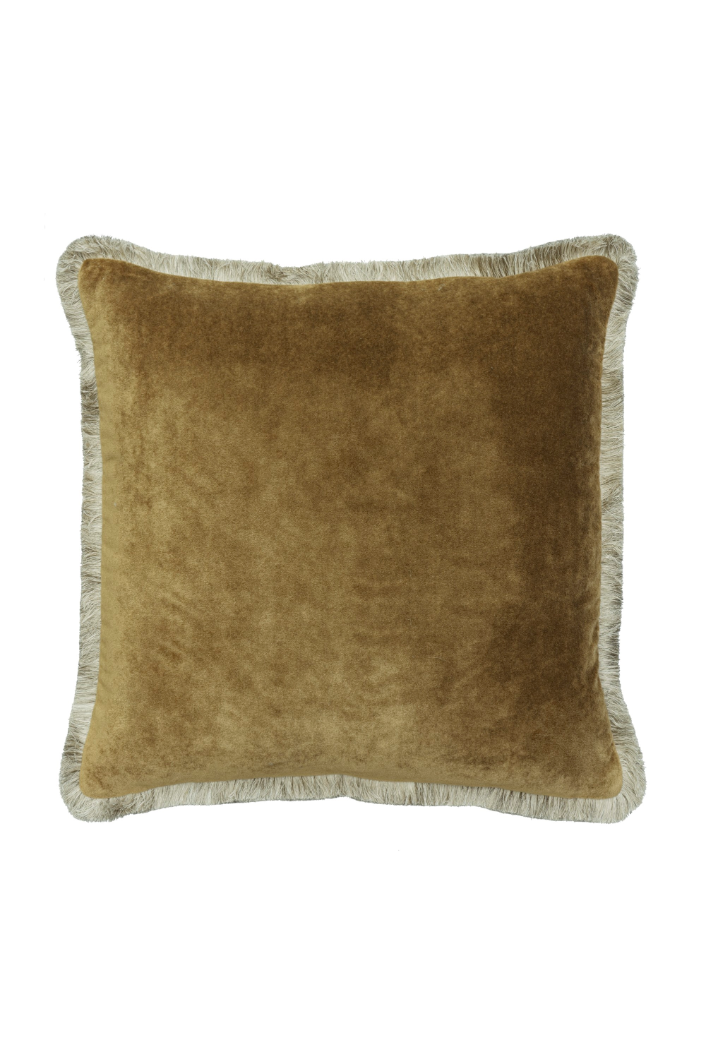 Two-Tone Trimmed Velvet Cushion | Andrew Martin Venetia | Oroa.com