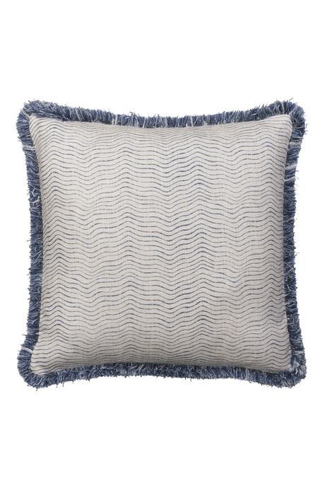 Wavy Pattern Linen Cushion | Andrew Martin Canalasso | Oroa.com