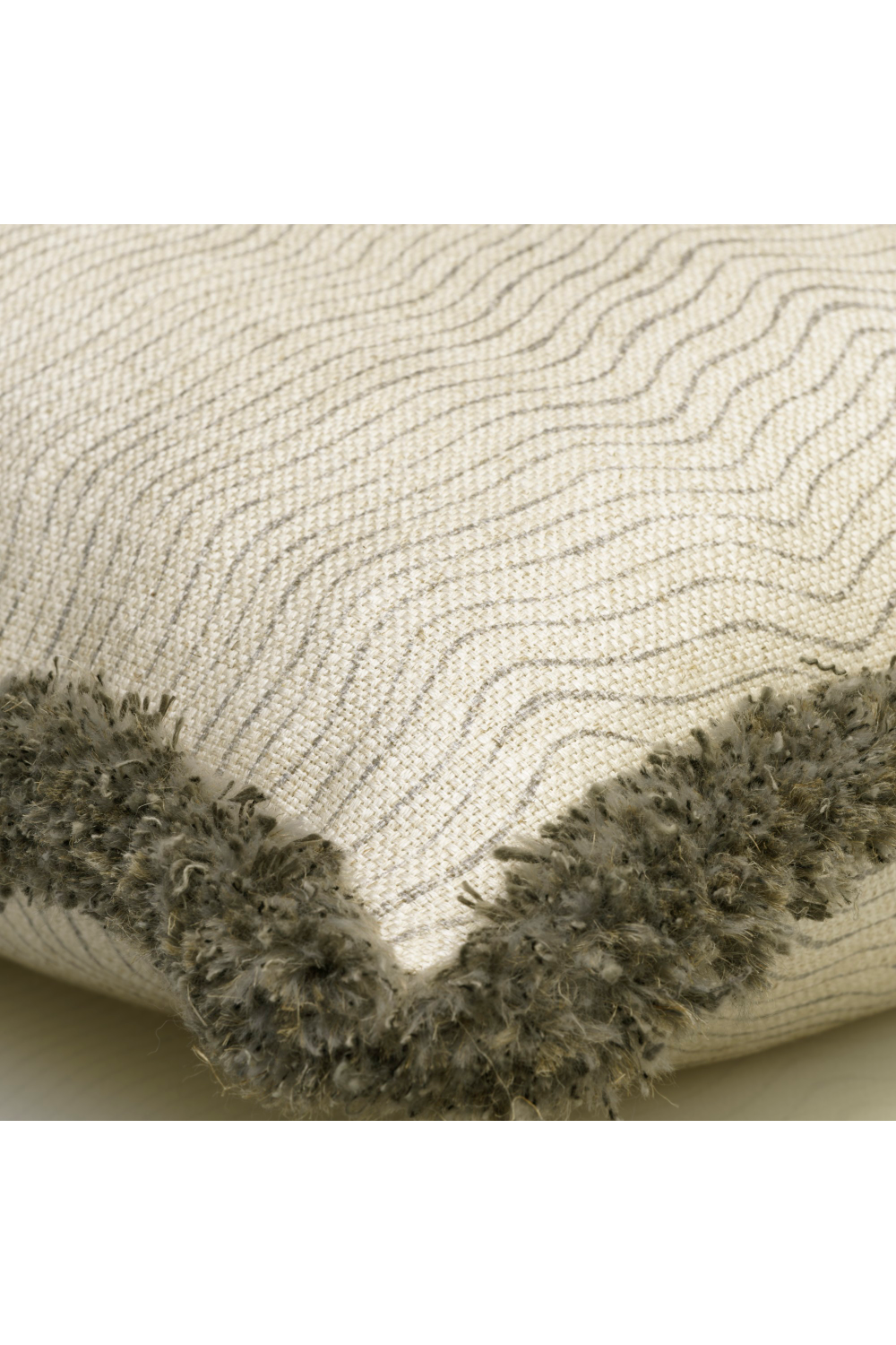 Wavy Pattern Linen Cushion | Andrew Martin Canalasso | Oroa.com