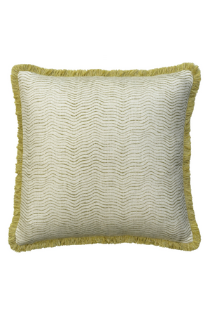 Wavy Pattern Linen Cushion | Andrew Martin Canalasso | Oroa.com
