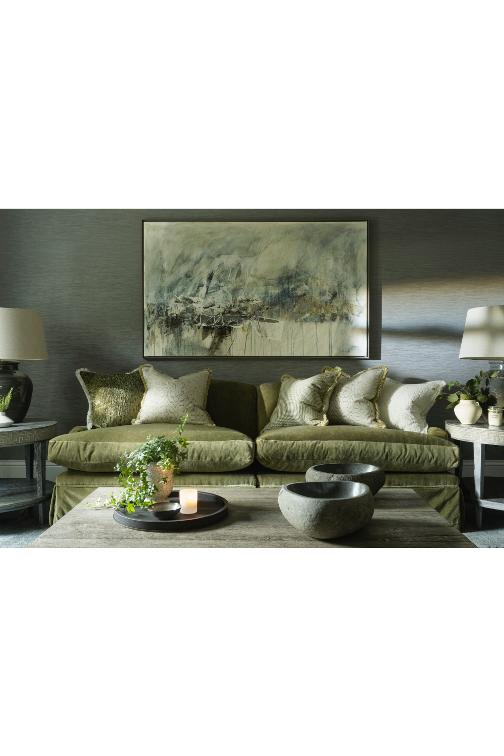 Textured Velvet Cushion | Andrew Martin Roma | Oroa.com 