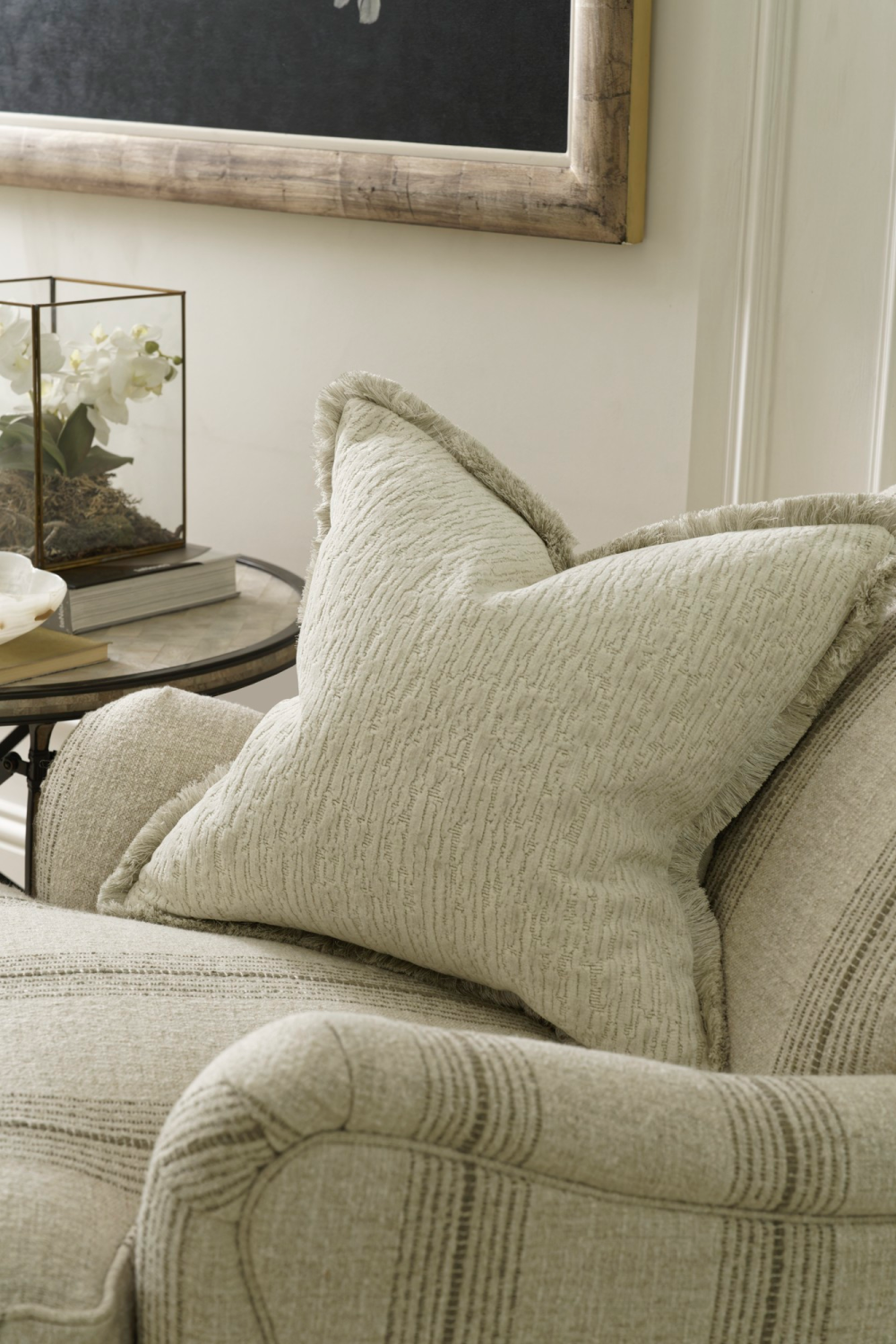 Textured Velvet Cushion | Andrew Martin Roma | Oroa.com 