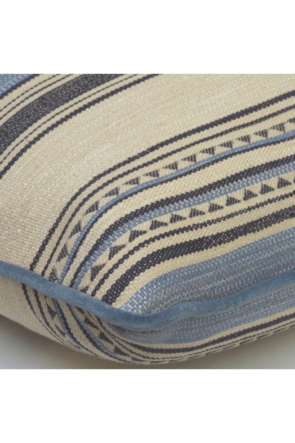 Triangular Motif Piped Cushion | Andrew Martin Las Salinas | Oroa.com