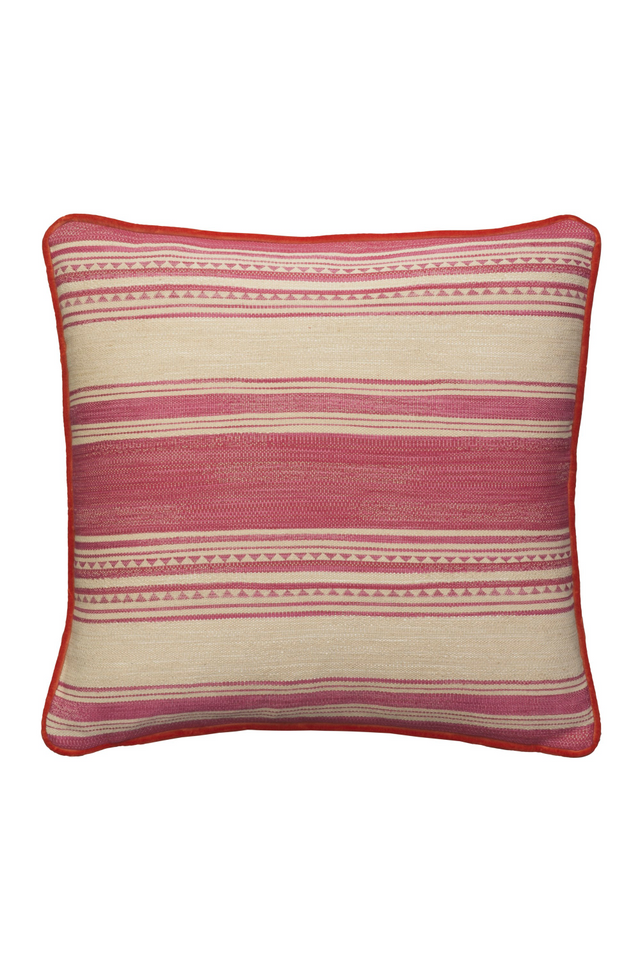Triangular Motif Square Cushion | Andrew Martin Las Salinas | Oroa.com