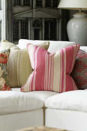 Triangular Motif Square Cushion | Andrew Martin Las Salinas | Oroa.com