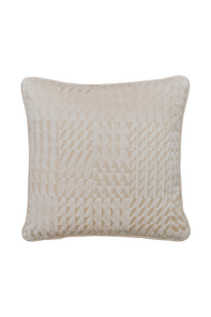 Patterned Epingle Velvet Cushion | Andrew Martin Park | Oroa.com