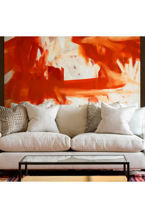 Patterned Epingle Velvet Cushion | Andrew Martin Park | Oroa.com