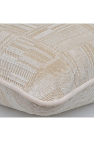 Geometric Epingle Velvet Cushion | Andrew Martin Lexington | Oroa.com