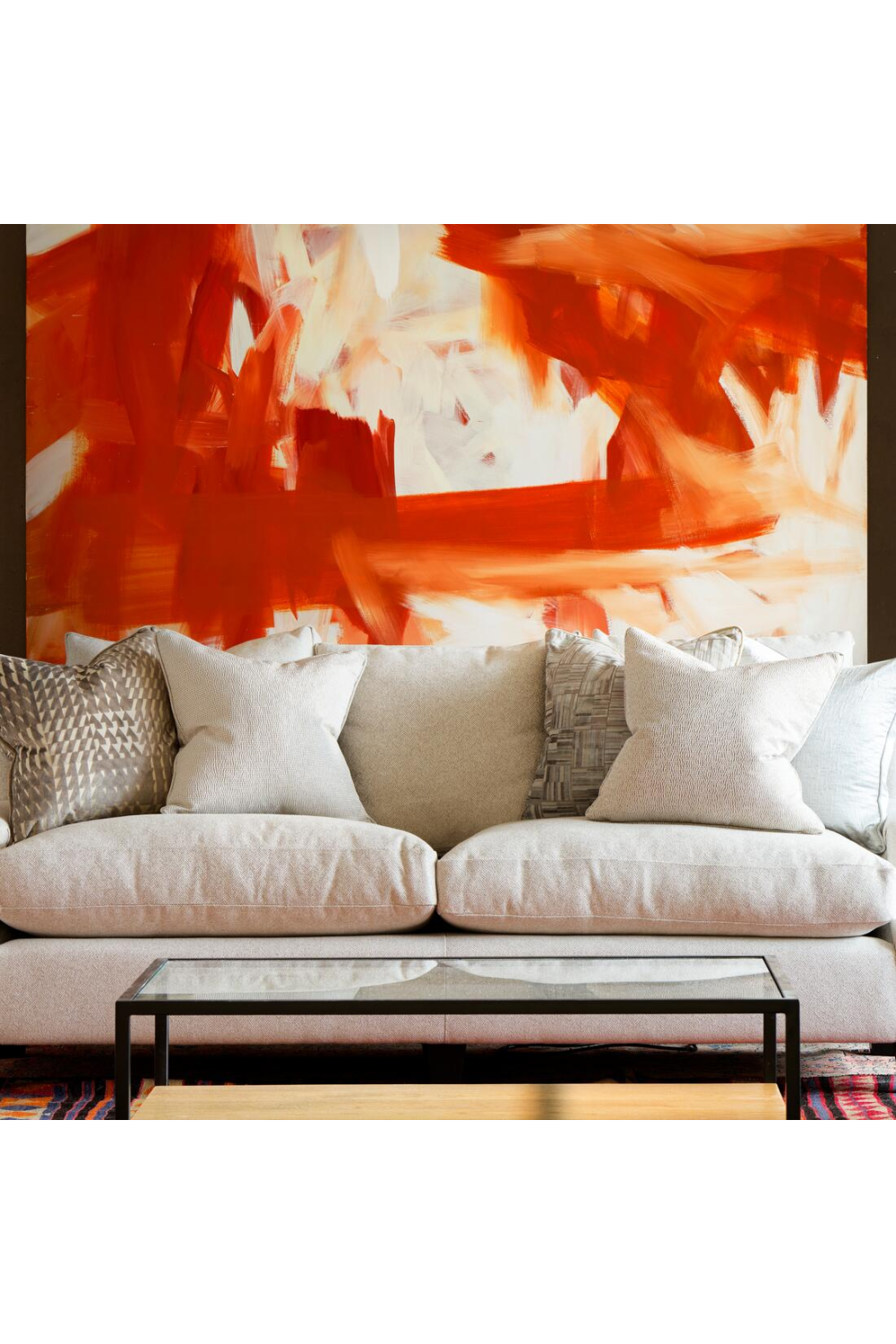 Beaded Cushion with Piping | Andrew Martin Madison | Oroa.com