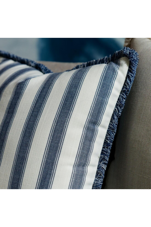 Trimmed Stripe Outdoor Cushion | Andrew Martin Tote | Oroa.com