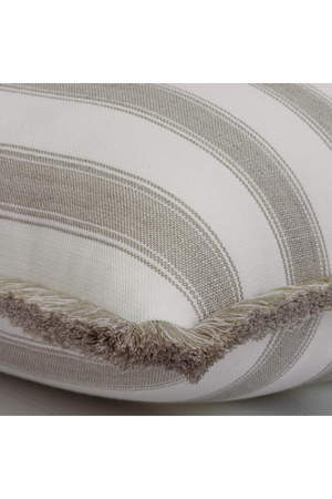 Trimmed Stripe Outdoor Cushion | Andrew Martin Tote | Oroa.com