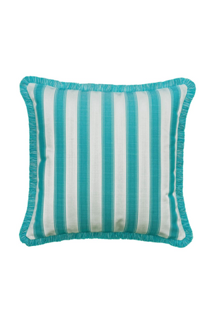 Trimmed Stripe Outdoor Cushion | Andrew Martin Tote | Oroa.com