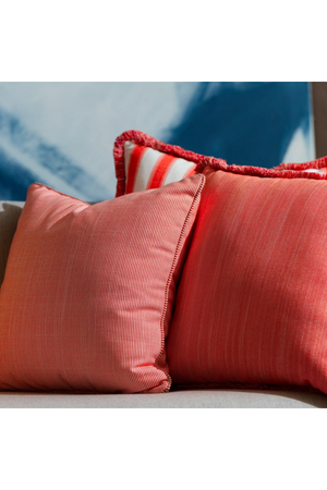 Herringbone Weave Outdoor Cushion | Andrew Martin Riviera | Oroa.com