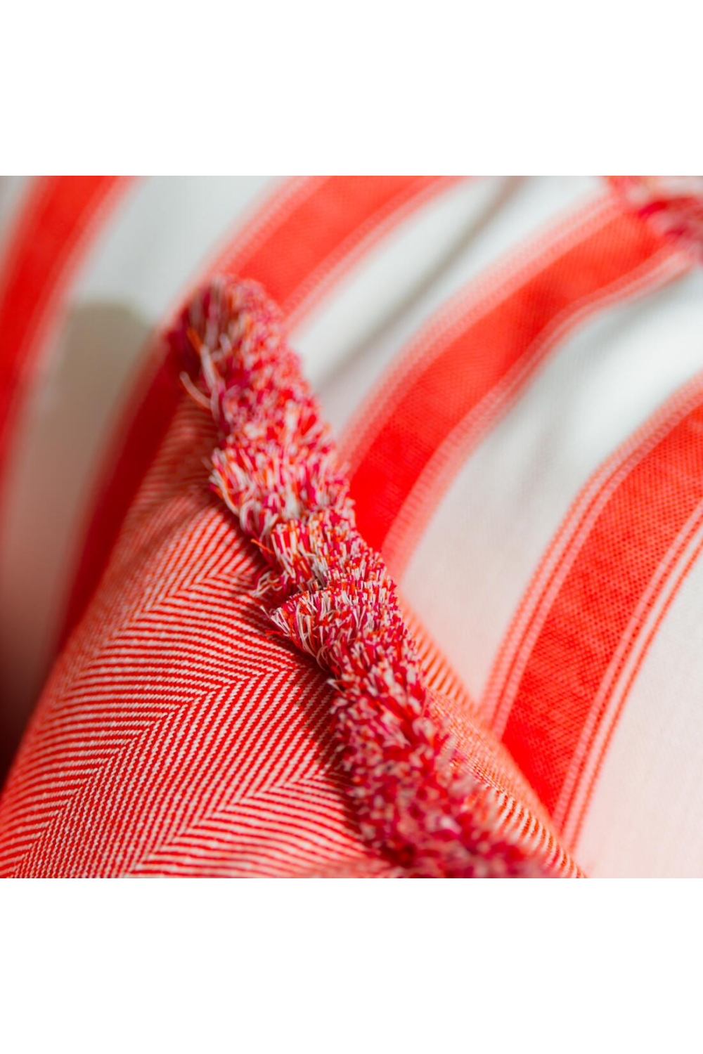 Herringbone Weave Outdoor Cushion | Andrew Martin Riviera | Oroa.com