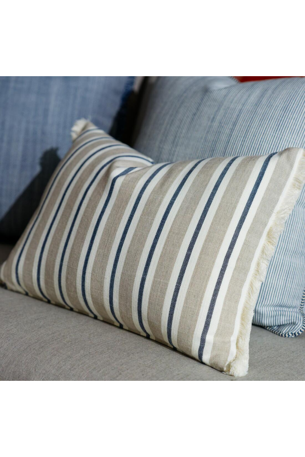 Deckchair Striped Outdoor Cushion | Andrew Martin Coast | Oroa.com