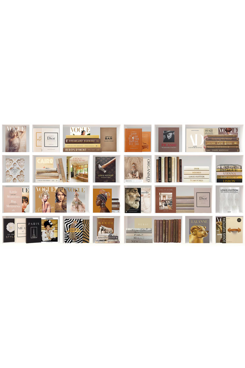 Iconic Fashion Books Plexiglass Artwork | Andrew Martin Fashion Beauty | Oroa.com