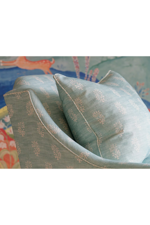 Floral Linen Cushion | Andrew Martin Thyme | Oroa.com