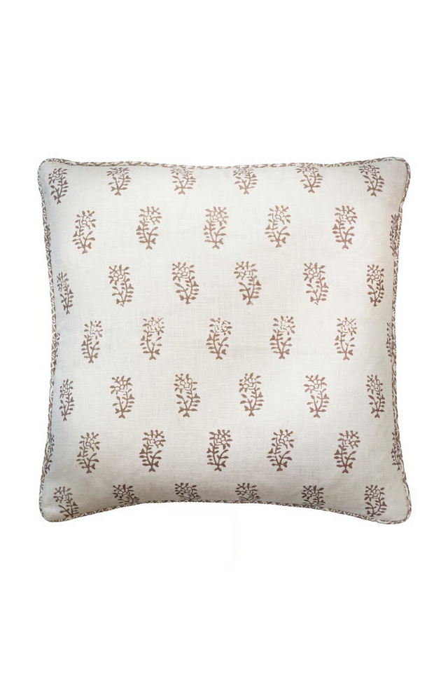Floral Linen Cushion | Andrew Martin Thyme | Oroa.com