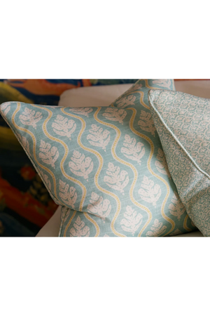 Leaf Motif Cushion | Andrew Martin Fig | Oroa.com