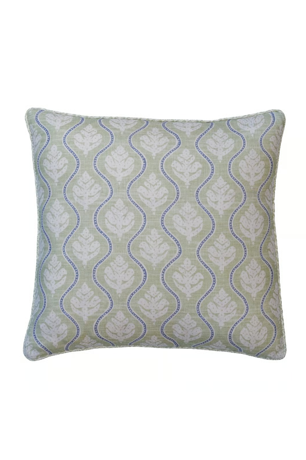 Leaf Motif Cushion | Andrew Martin Fig | Oroa.com